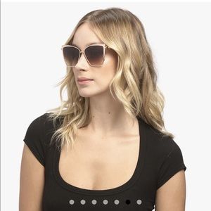 Gold Becky Diff Sunglasses